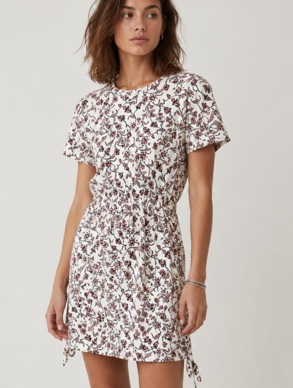 Parker Tshirt Dress Short Sleeve Cotton